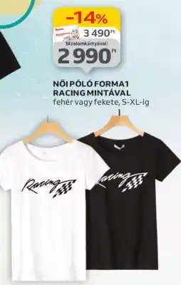 Auchan Női póló Forma1 Racing mintával ajánlat