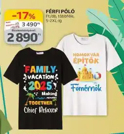 Auchan Férfi póló ajánlat