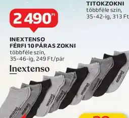 Auchan Inextenso Férfi 10 Páras Zokni ajánlat