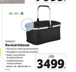 Lidl Topmove® Bevásárlókosár ajánlat