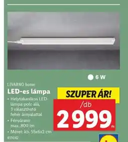 Lidl Livarno home LED-es lámpa ajánlat