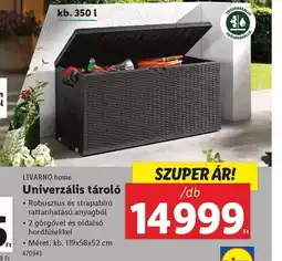 Lidl LIVARNO home Univerzális tároló ajánlat