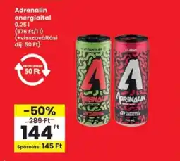 Interspar Adrenalin energiaital ajánlat