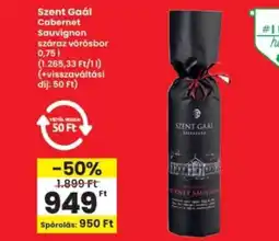 Interspar Szent Gaál Cabernet Sauvignon ajánlat
