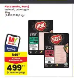 Interspar Herz sonka, karaj ajánlat