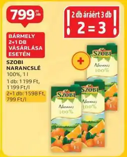 Auchan Szobi Narancslé ajánlat