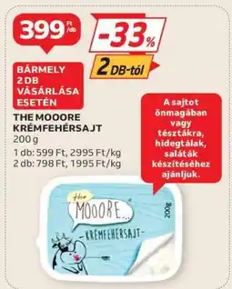 Auchan THE MOOORE KRÉMFEHÉRSAJT ajánlat