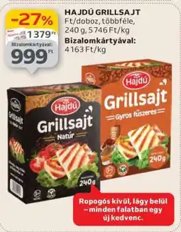 Auchan HAJDÚ GRILLSAJT ajánlat