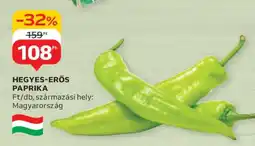 Auchan Hegyes erős paprika ajánlat