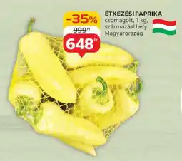 Auchan Étkézési paprika ajánlat