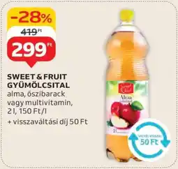 Auchan SWEET & FRUIT GYÜMÖLCSITAL ajánlat