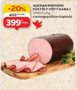 Auchan Auchan Kedvenc Füstölt-Főtt Karaj ajánlat