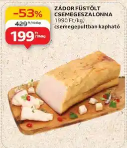 Auchan Zádor Füstölt Csemegeszalonna ajánlat