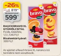 Auchan RAUCH BRAVO XL GYÜMÖLCSITAL ajánlat
