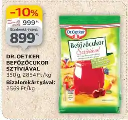 Auchan DR. OETKER BEFŐZŐCUKOR SZTÍVIÁVAL ajánlat
