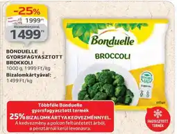 Auchan BONDUELLE GYORSFAGYASZTOTT BROKKOLI ajánlat