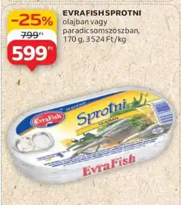 Auchan EVRAFISH SPROTNI ajánlat