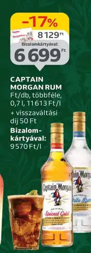Auchan CAPTAIN MORGAN RUM ajánlat