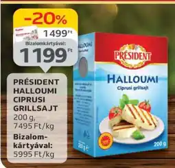 Auchan PRÉSIDENT HALLOUMI CIPRUSI GRILLSAJT ajánlat