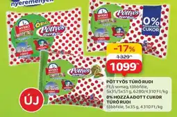 Auchan PÖTTYÖS Túró Rudi ajánlat