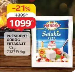 Auchan PRÉSIDENT GÖRÖG FETASAJT ajánlat