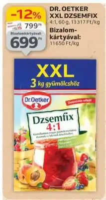 Auchan Dr.Oetker XXL dzsemfix 4:1 ajánlat