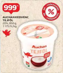 Auchan Auchan Kedvenc Tejföl ajánlat
