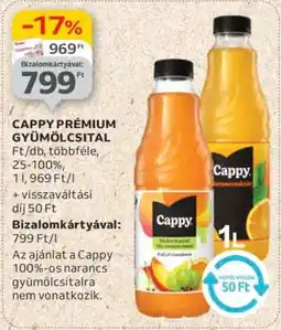 Auchan Cappy Prémium Gyümölcsital ajánlat