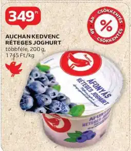 Auchan AUCHAN KEDVENC RÉTEGES JOGHURT ajánlat