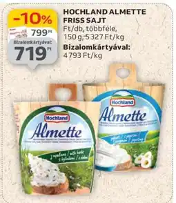 Auchan HOCHLAND ALMETTE FRISS SAJT ajánlat