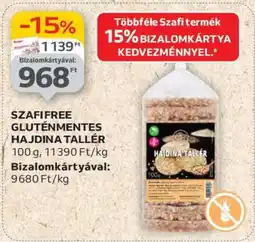Auchan SZAFIFREE GLUTÉNMENTES HAJDINA TALLÉR ajánlat
