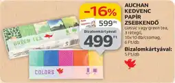 Auchan AUCHAN KEDVENC PAPÍR ZSEBKENDŐ ajánlat