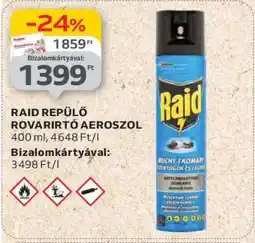 Auchan RAID Repülő Rovarirtó Aeroszol ajánlat