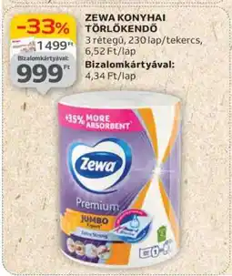 Auchan ZEWA KONYHAI TÖRLŐKENDŐ ajánlat
