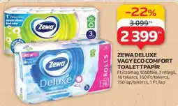 Auchan ZEWA DELUXE VAGY ECO COMFORT TOALETT PAPÍR ajánlat