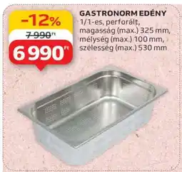 Auchan Gastronorm Edény ajánlat