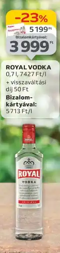 Auchan ROYAL Vodka ajánlat