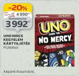 Auchan UNO Nincs Kegyelem Kártyajáték ajánlat