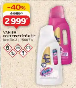 Auchan Vanish Folttisztító Gél ajánlat