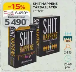 Auchan Shit Happens Társasjáték ajánlat