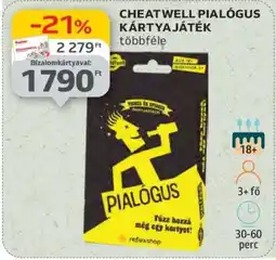 Auchan CHEATWELL PIALÓGUS KÁRTYAJÁTÉK ajánlat