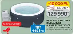 Auchan BESTWAY LAY-Z-SPA BAJA AIRJET MASSZÁZSMEDENCE ajánlat