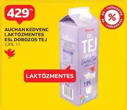 Auchan AUCHAN KEDVENC LAKTÓZMENTES ESL DOBOZOS TEJ ajánlat