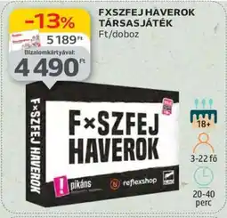 Auchan FXSZFEJ HAVEROK TÁRSASJÁTÉK ajánlat