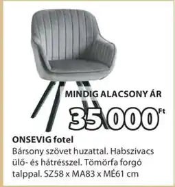 JYSK ONSEVIG fotel ajánlat