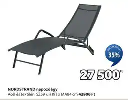JYSK NORDSTRAND napozóágy ajánlat