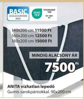 JYSK ANITA vízhatlan lepedő ajánlat