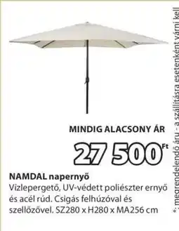 JYSK NAMDAL napernyő ajánlat