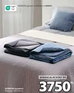 JYSK ROSENTRE ágytakaró ajánlat