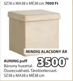 JYSK AUNING puff ajánlat